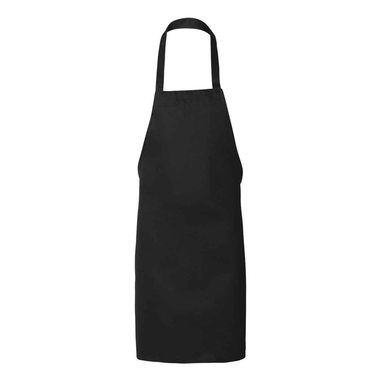 Black apron on a white background