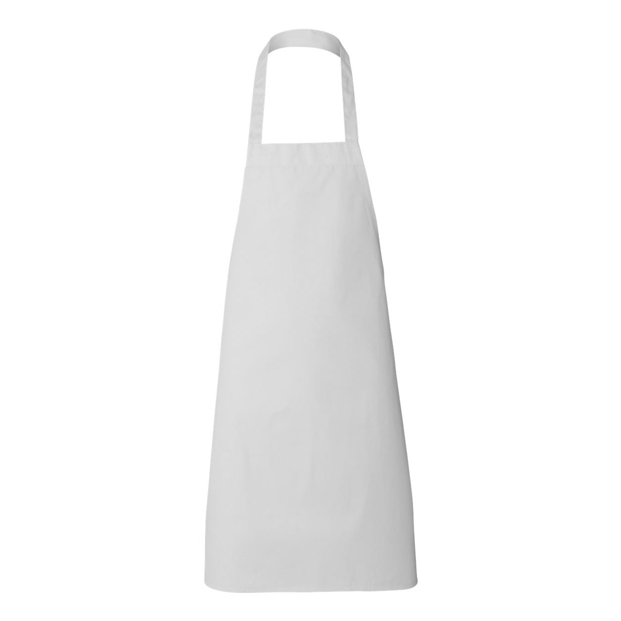 White apron on a white background