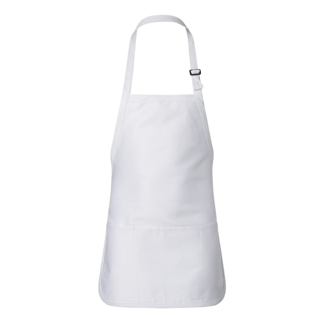 White apron on a white background