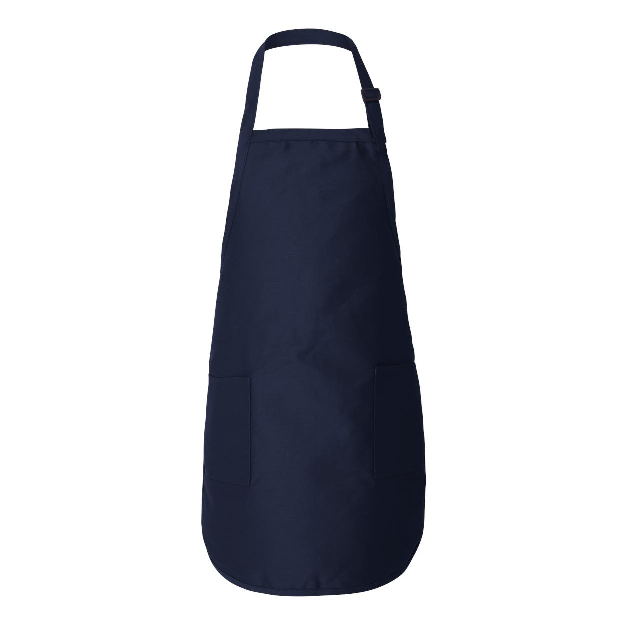 Navy apron on a white background