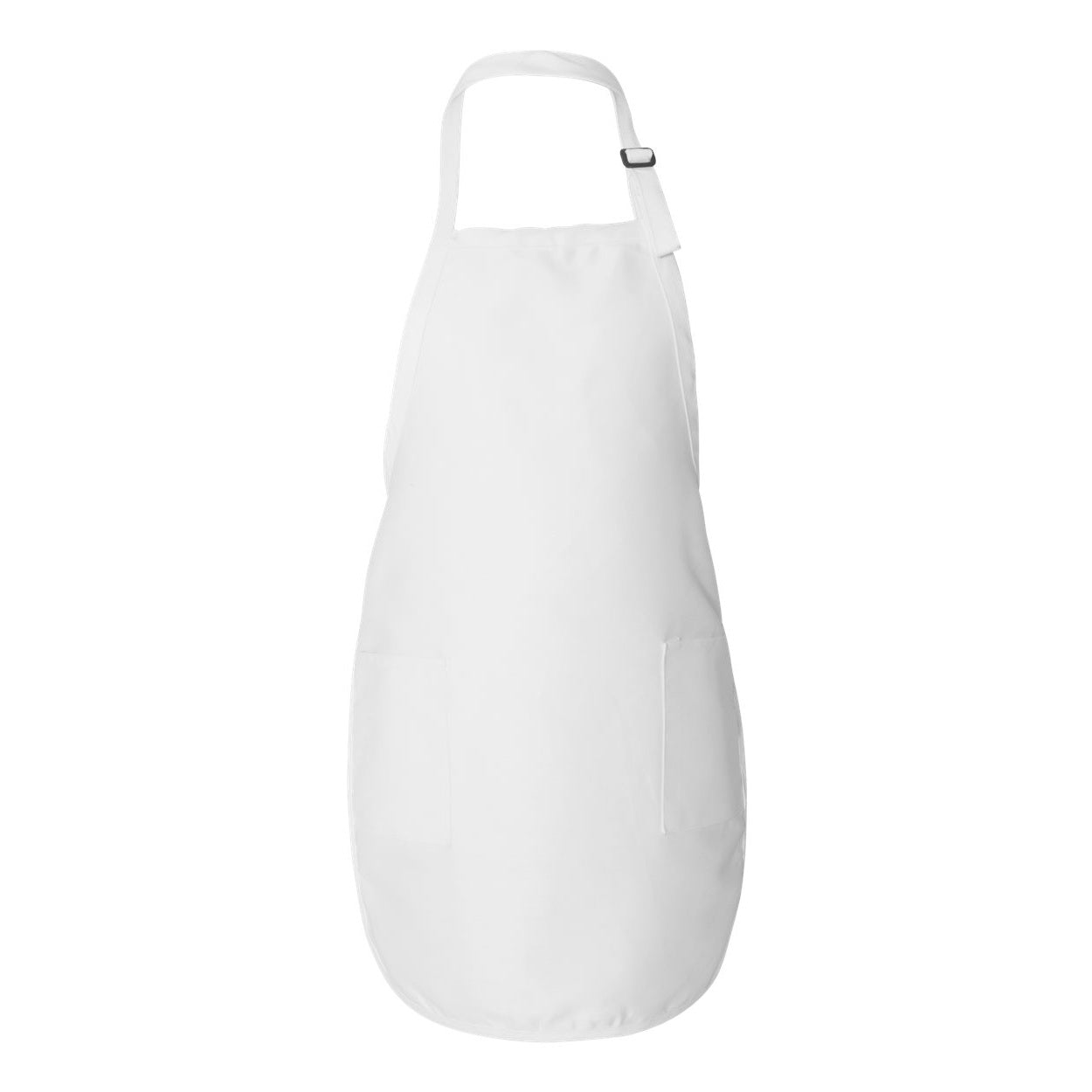White apron on a white background