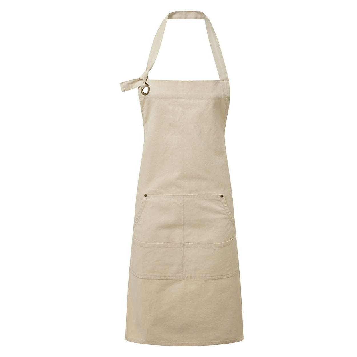Natural apron on a white background