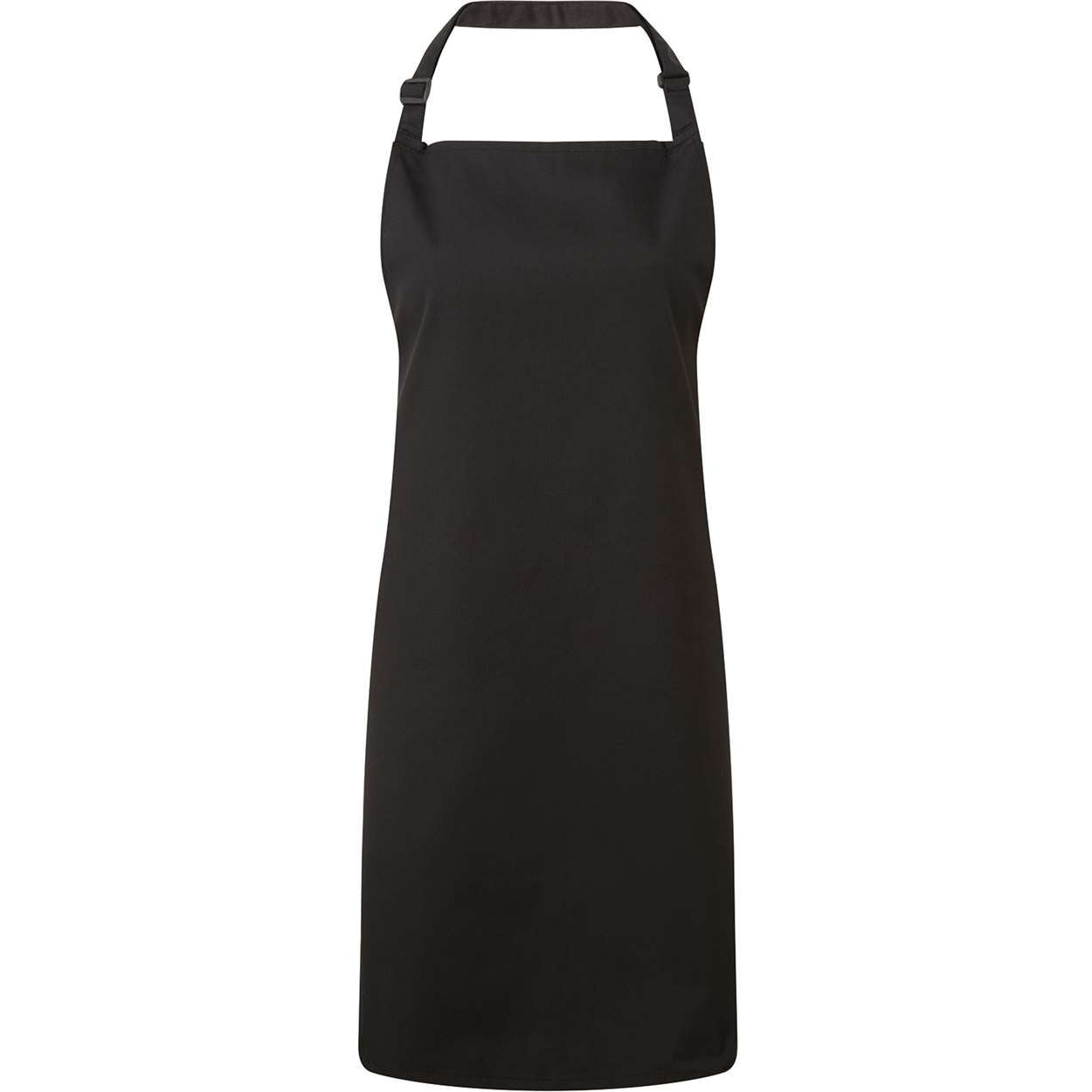 Black apron on a white background
