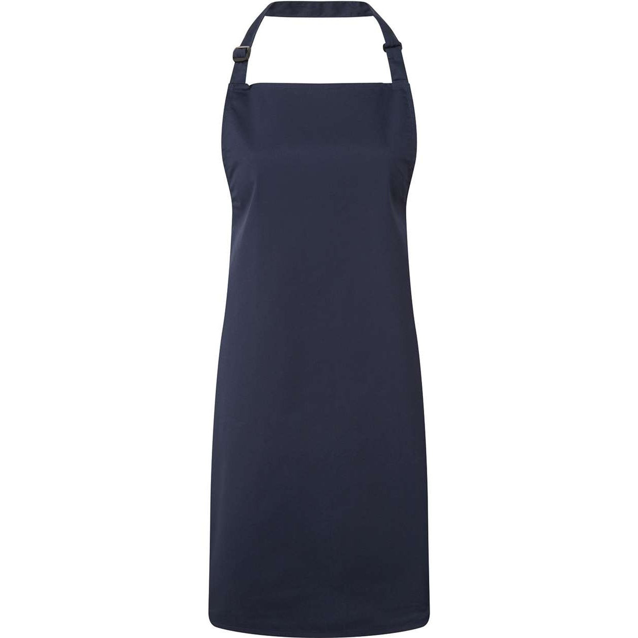 Navy apron on a white background