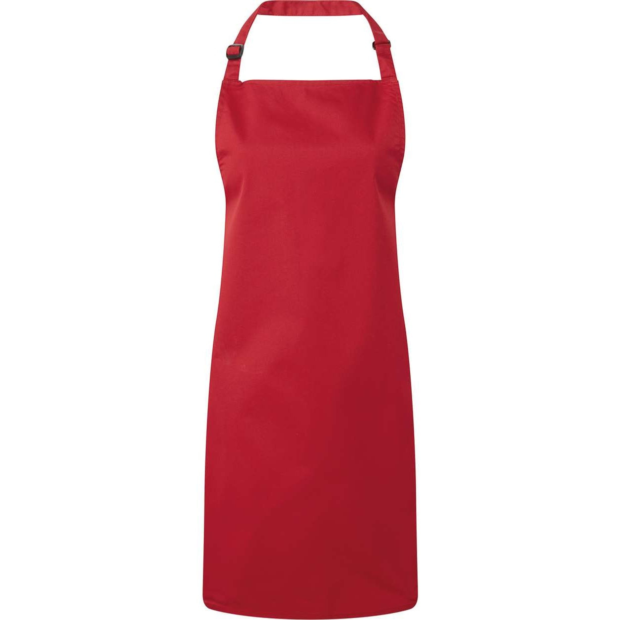 Red apron on a white background