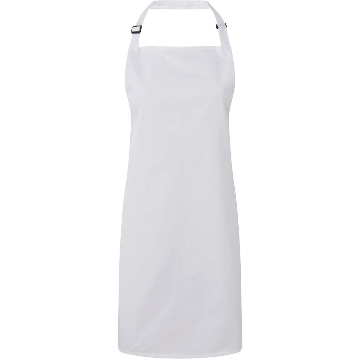 White apron on a white background