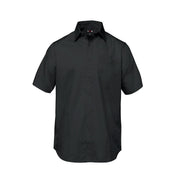 S04605 - Chemise habillée tissée, « Ashton Easy-Care », polycoton, manches courtes, pour hommes