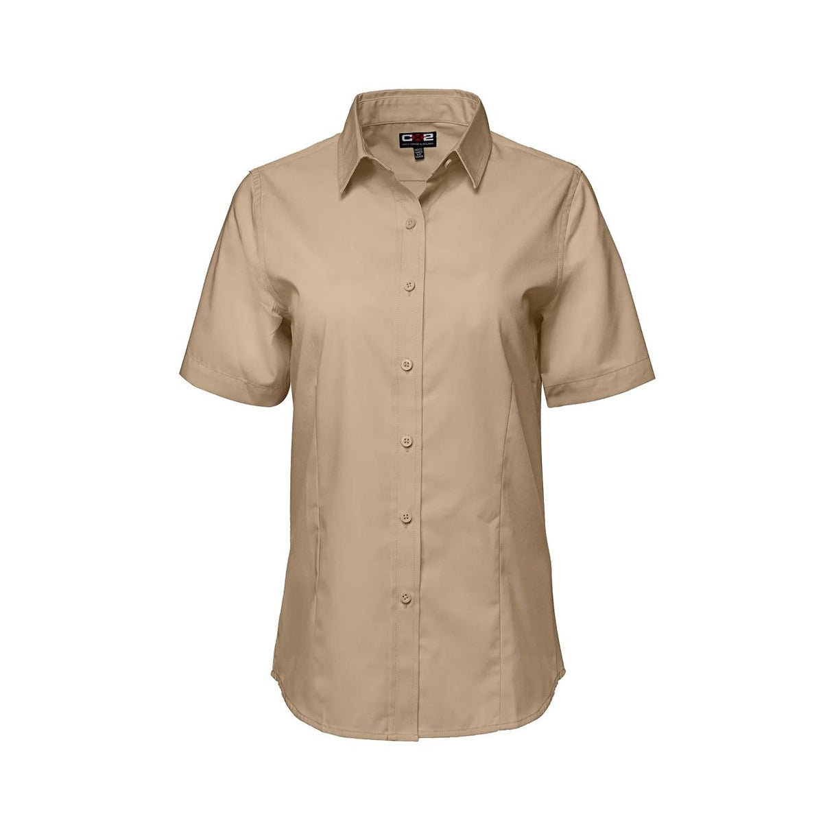 S04606 - Chemise habillée tissée, « Ashton Easy-Care », polycoton, manches courtes, pour femmes