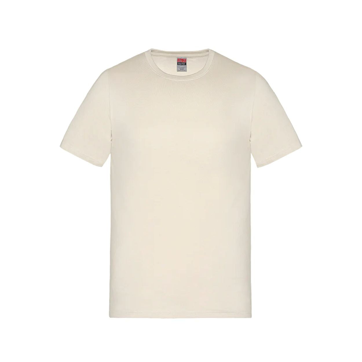 Ivory t-shirt on a white background