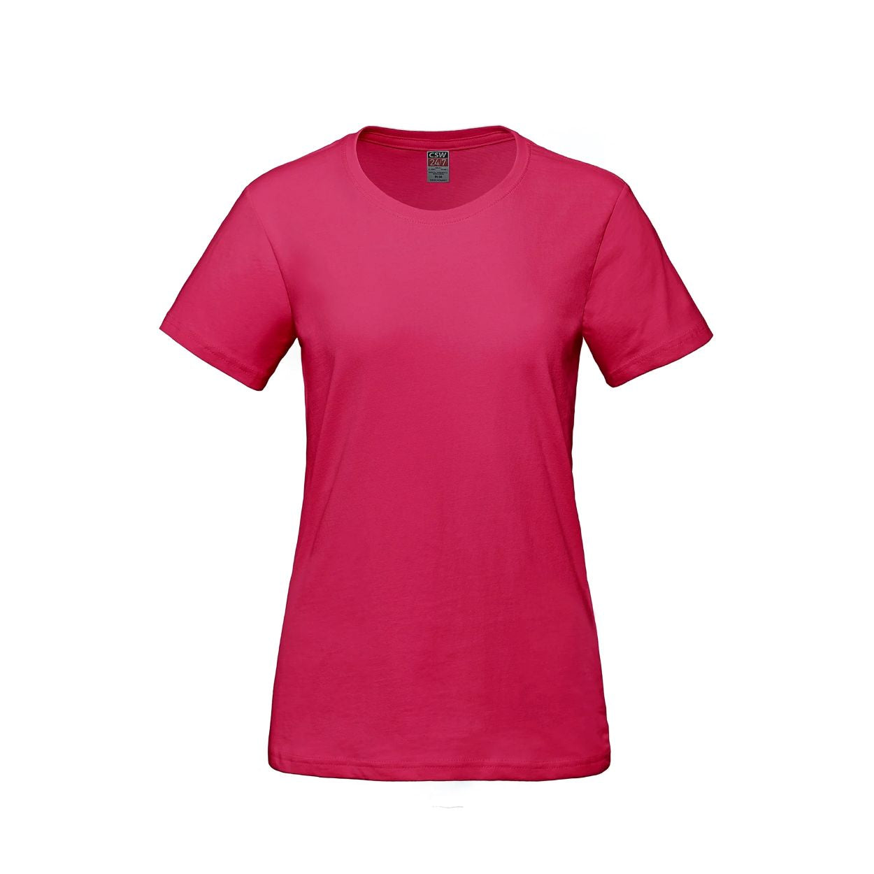 Heliconia pink t-shirt on a white background