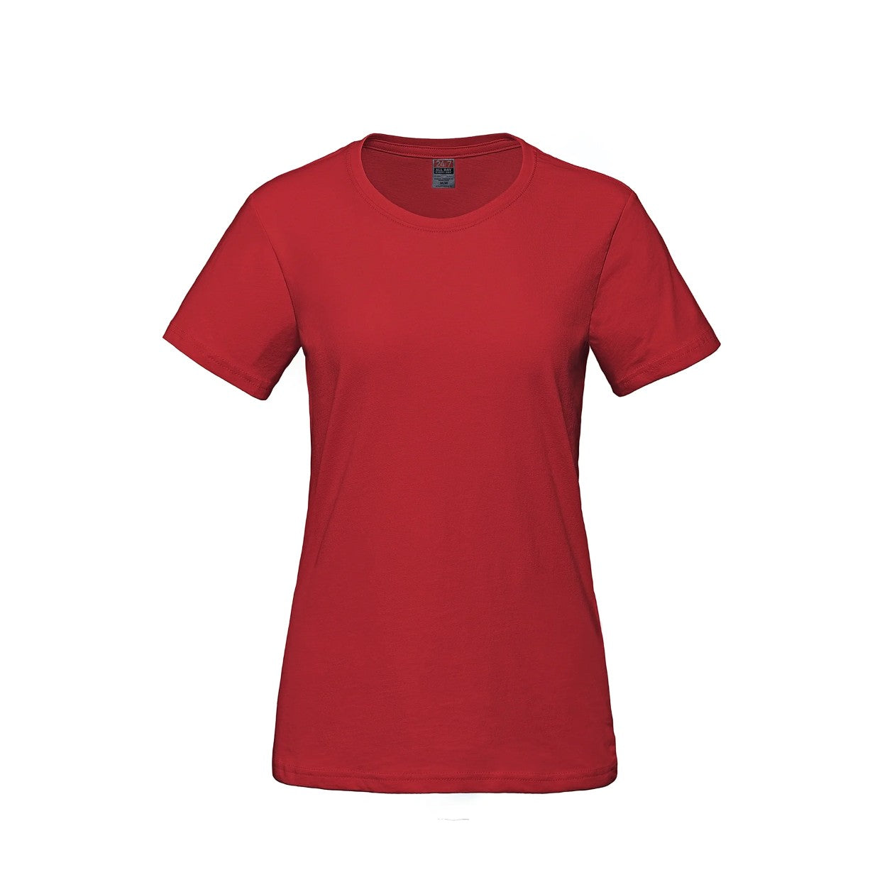 Red t-shirt on a white background
