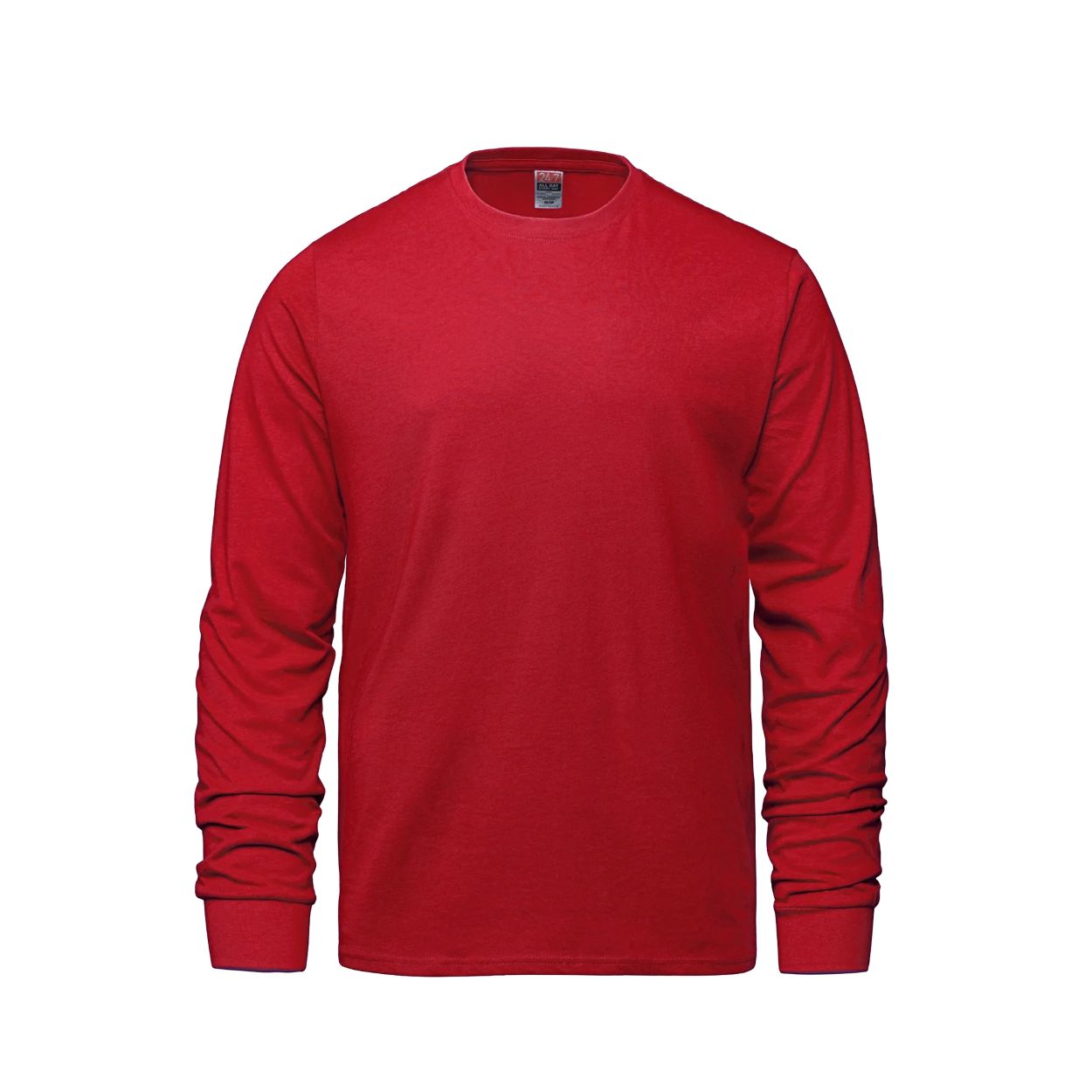 Red t-shirt on a white background