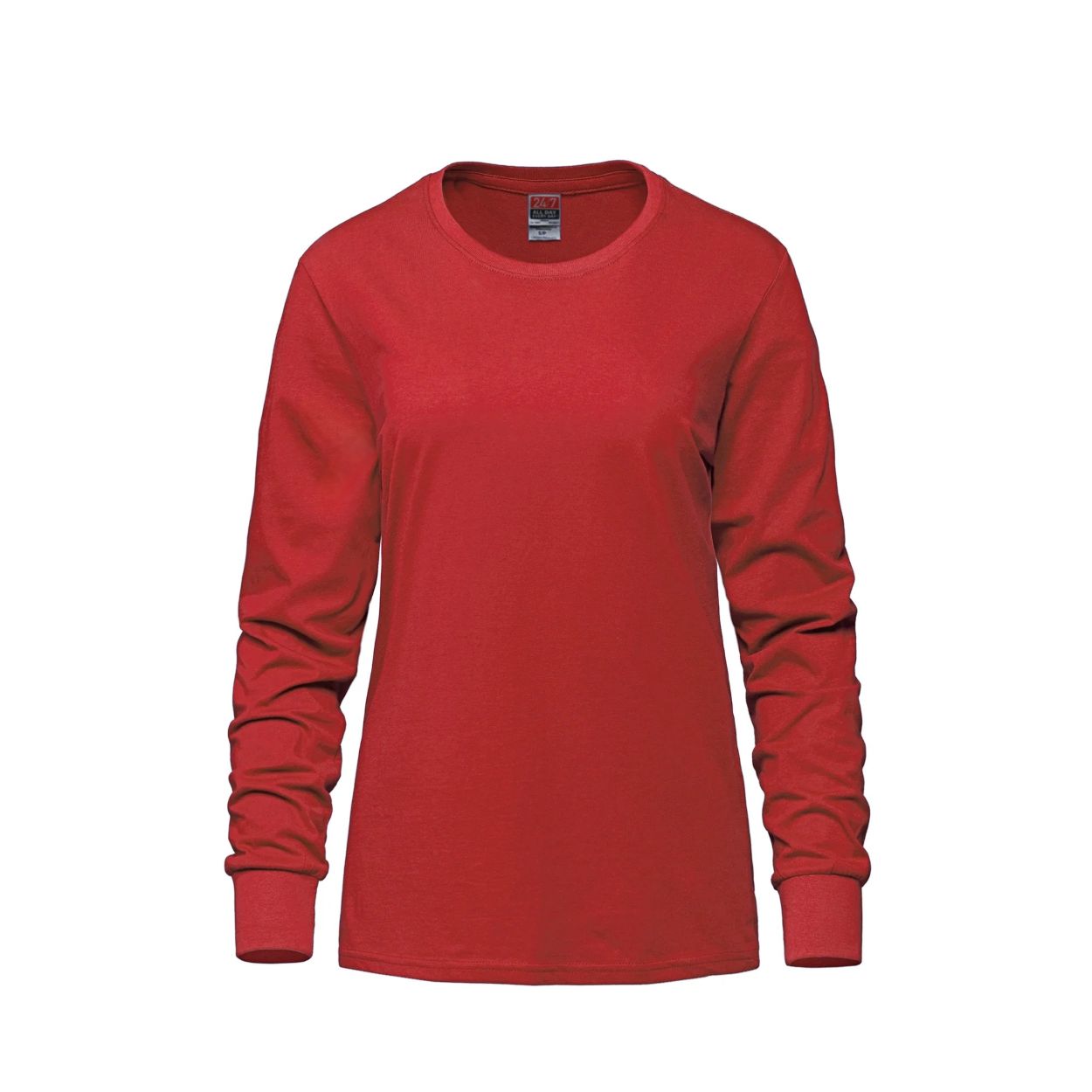 Red t-shirt on a white background