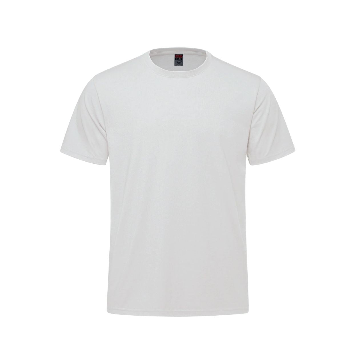 White t-shirt on a white background