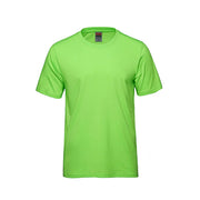 Intense lime t-shirt on a white background
