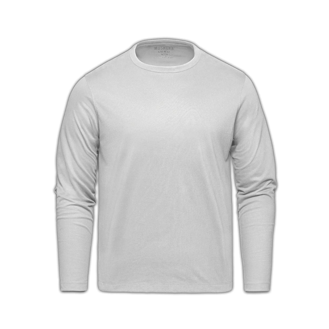 White t-shirt on a white background