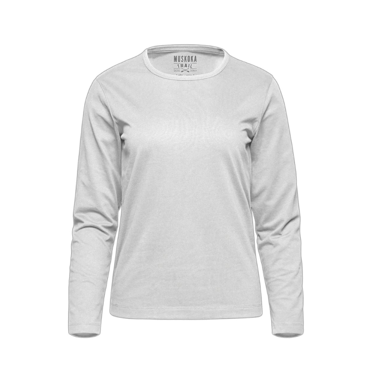 White t-shirt on a white background