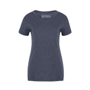 Heather navy t-shirt on a white background