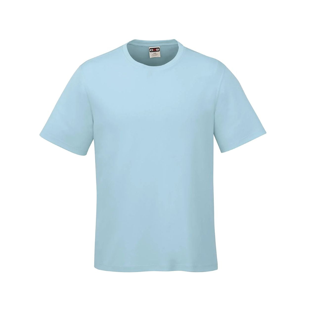 Light blue t-shirt on a white background