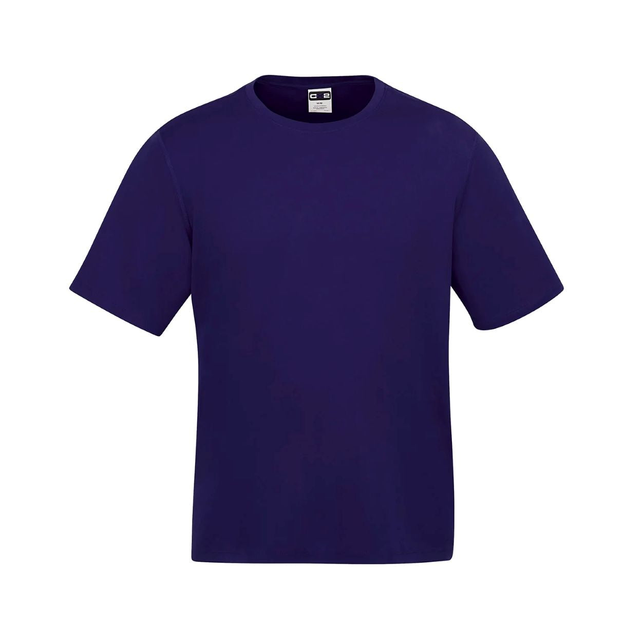 Purple t-shirt on a white background