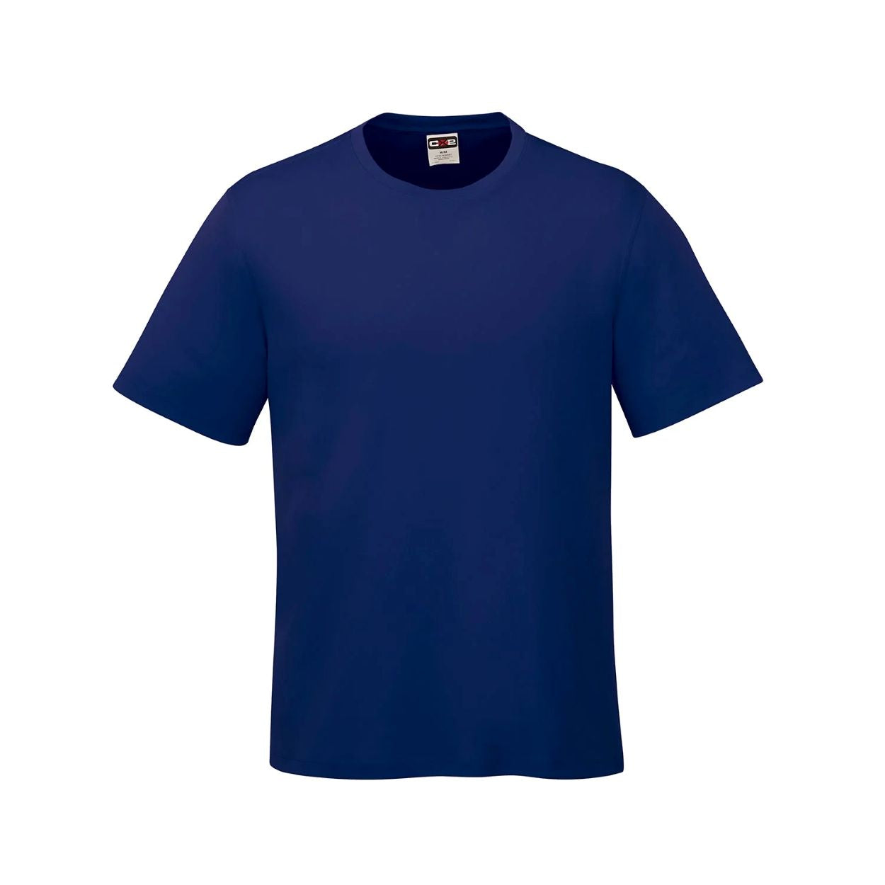 Royal blue t-shirt on a white background