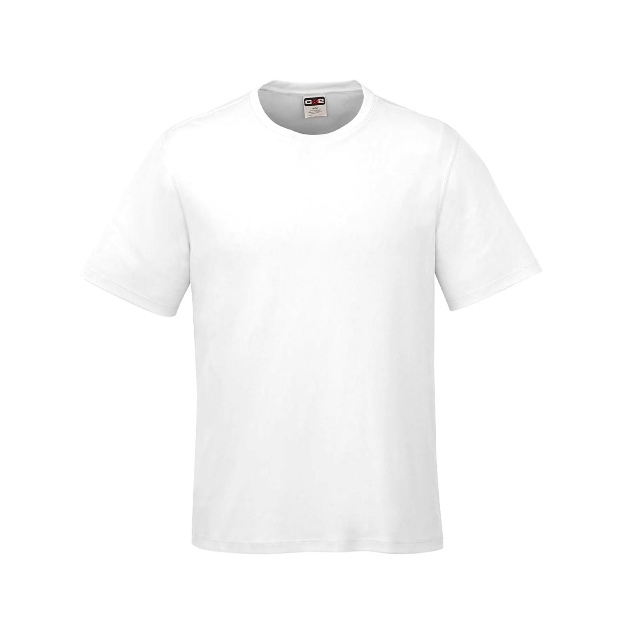 White t-shirt on a white background