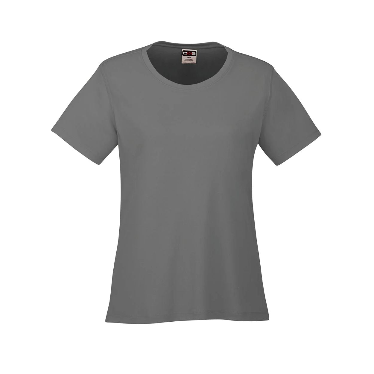 Grey t-shirt on a white background