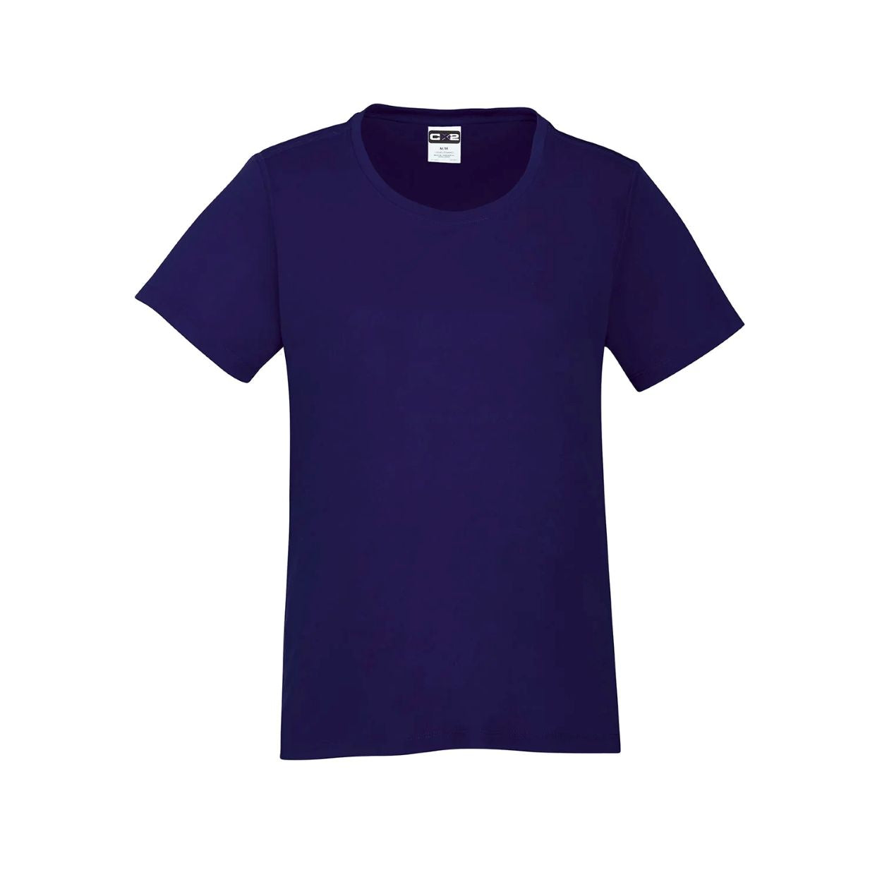 Purple t-shirt on a white background