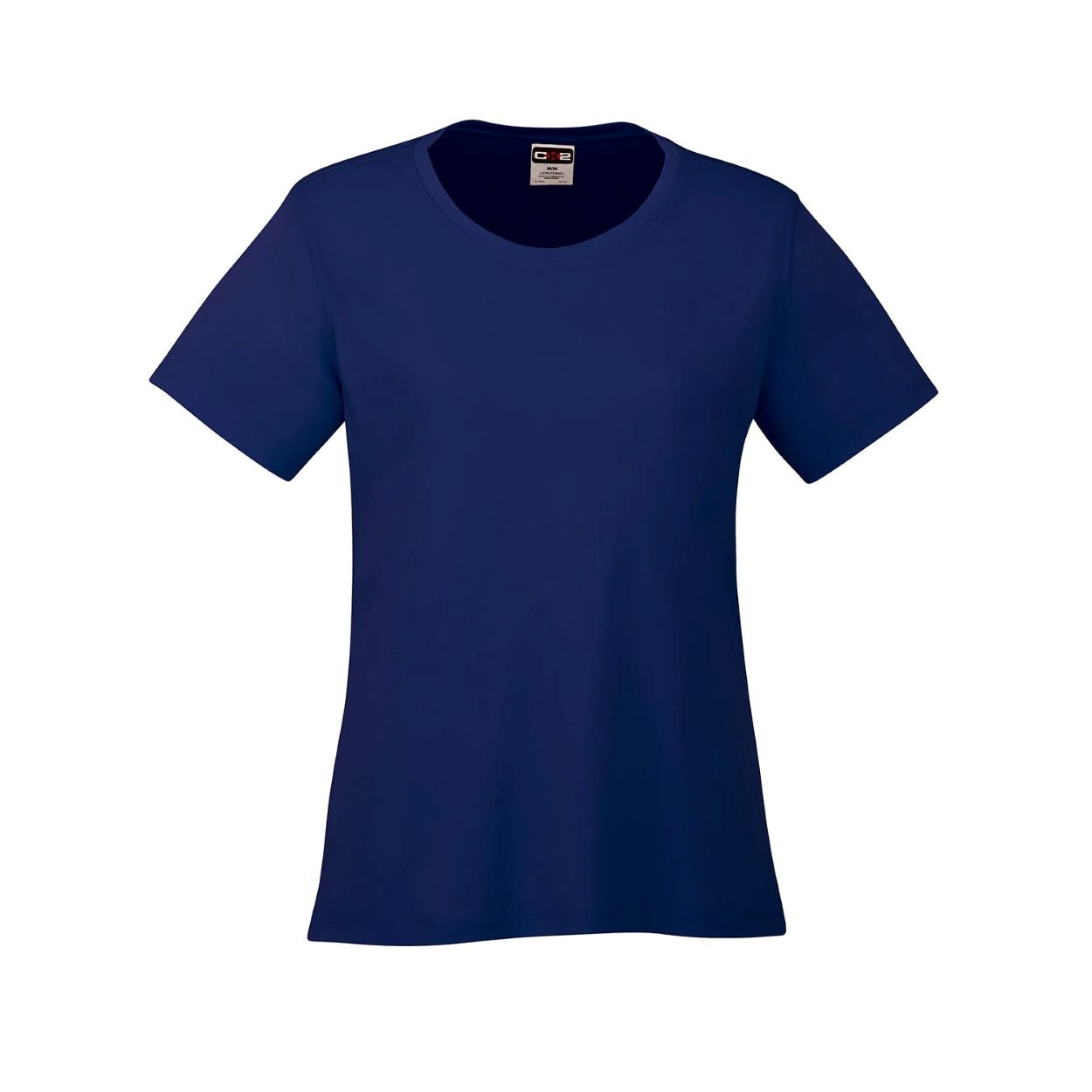 Royal blue t-shirt on a white background