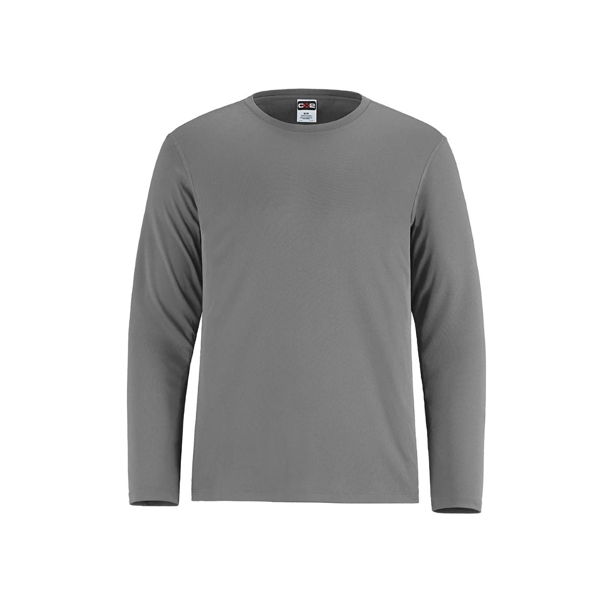 Grey t-shirt on a white background