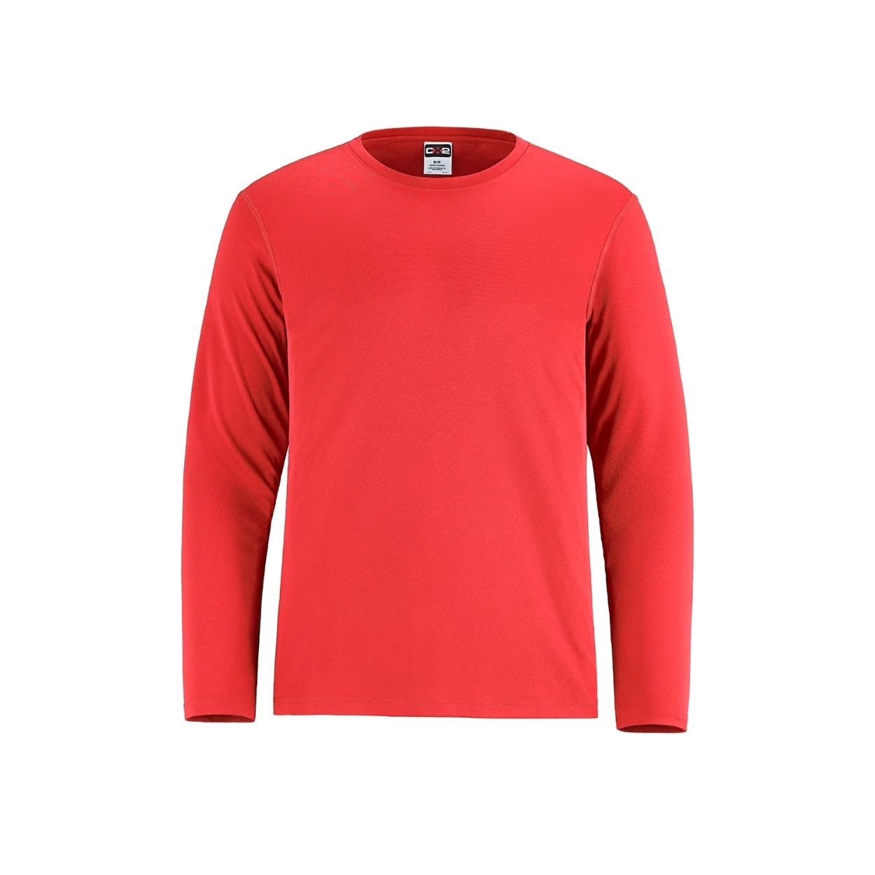 Red t-shirt on a white background