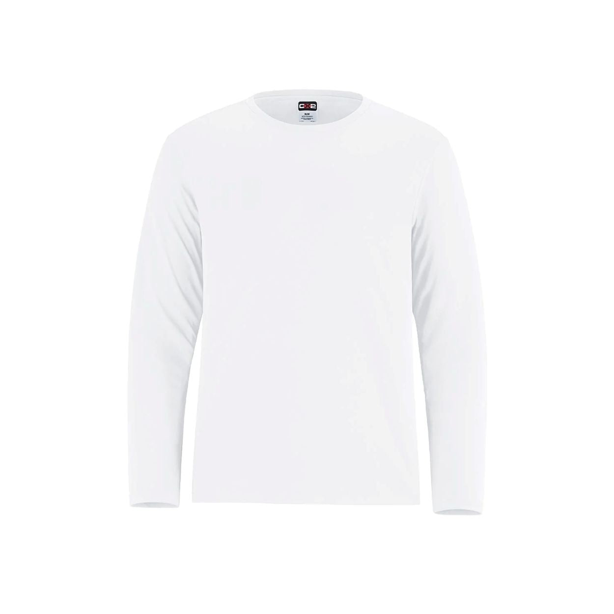 White t-shirt on a white background