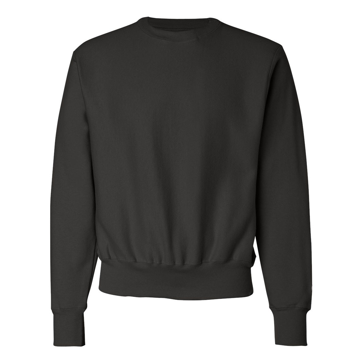 Black sweater on a white background
