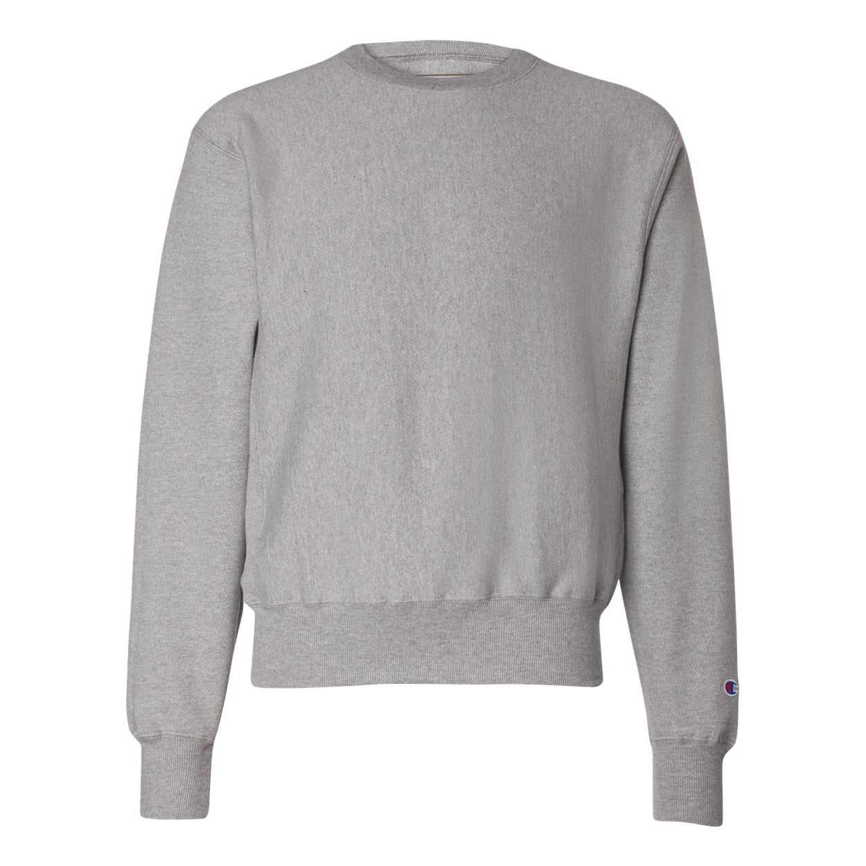 Oxford grey sweater on a white background