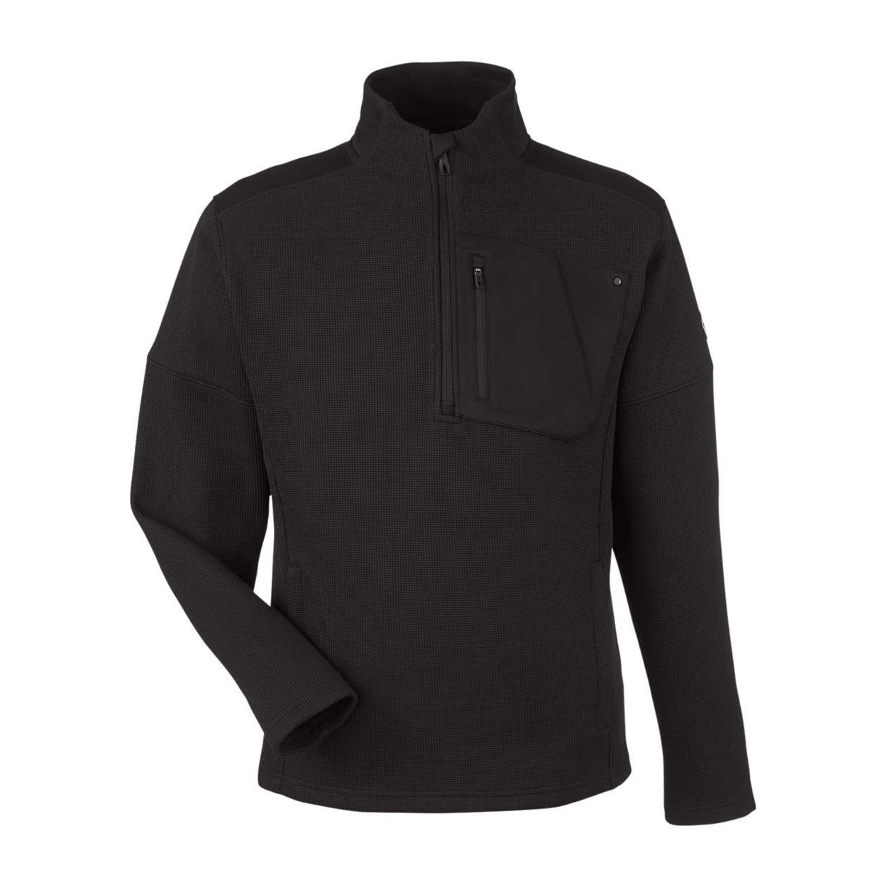 Black sweater on a white background