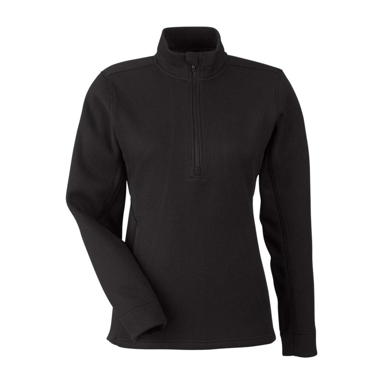 Black sweater on a white background