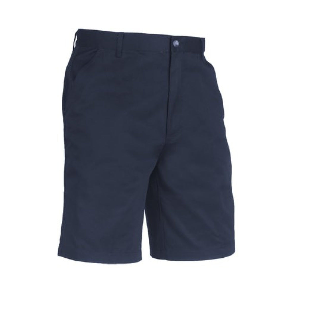 Navy shorts on a white background