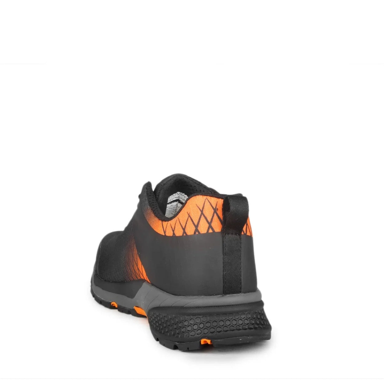 Black/Orange shoe on a white background