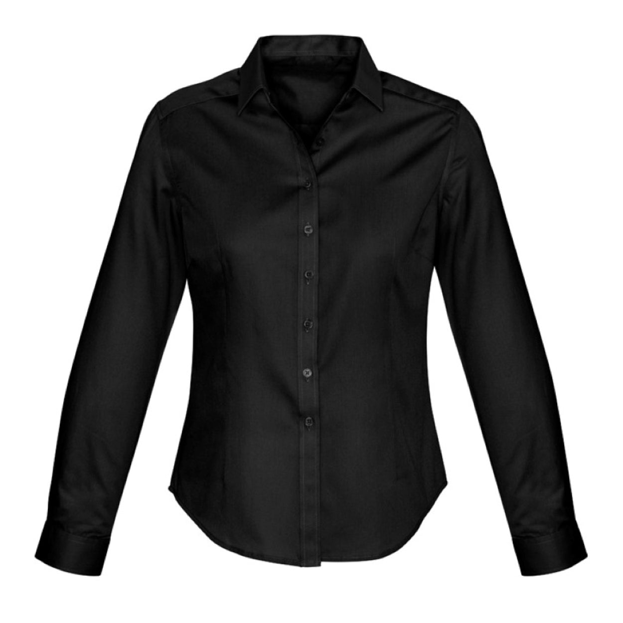 Black shirt on a white background