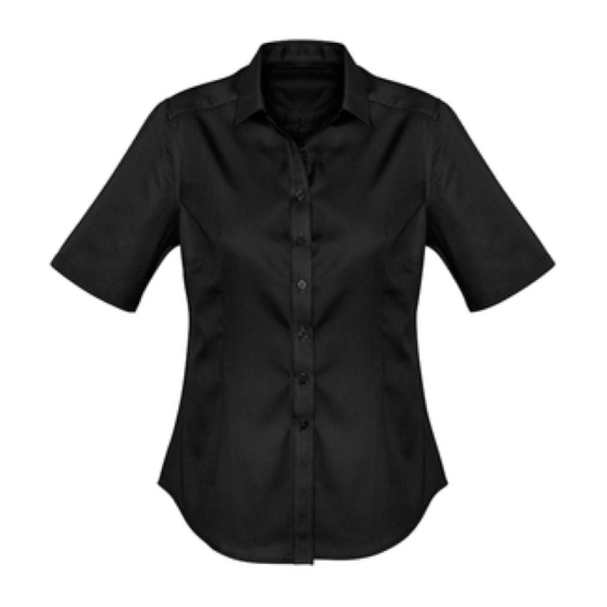 Black shirt on a white background