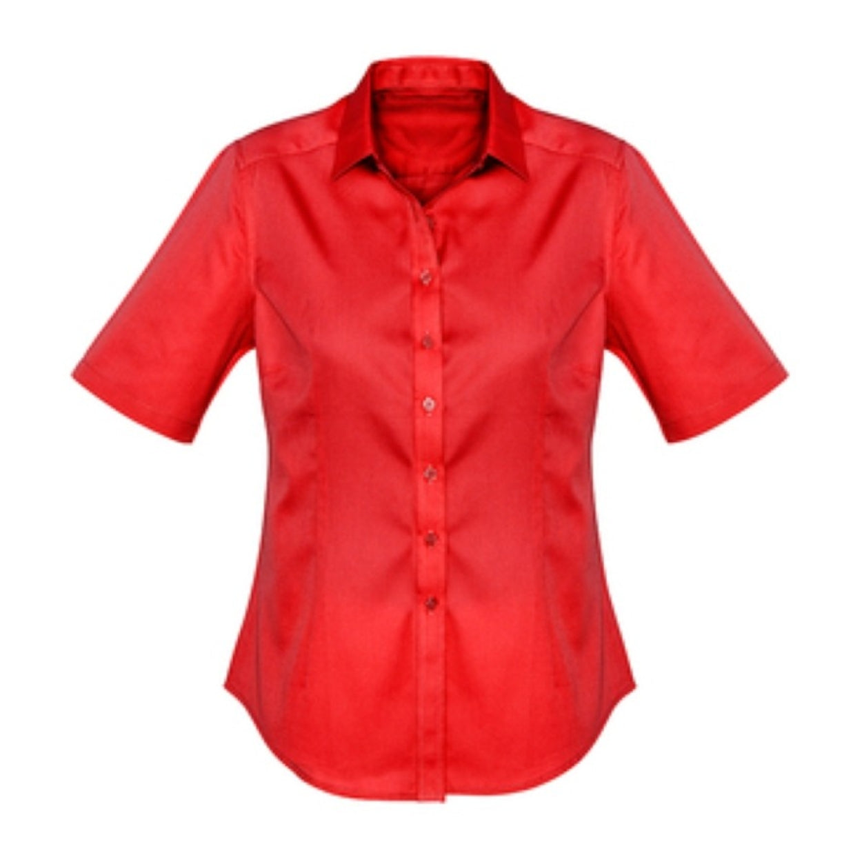 Red shirt on a white background