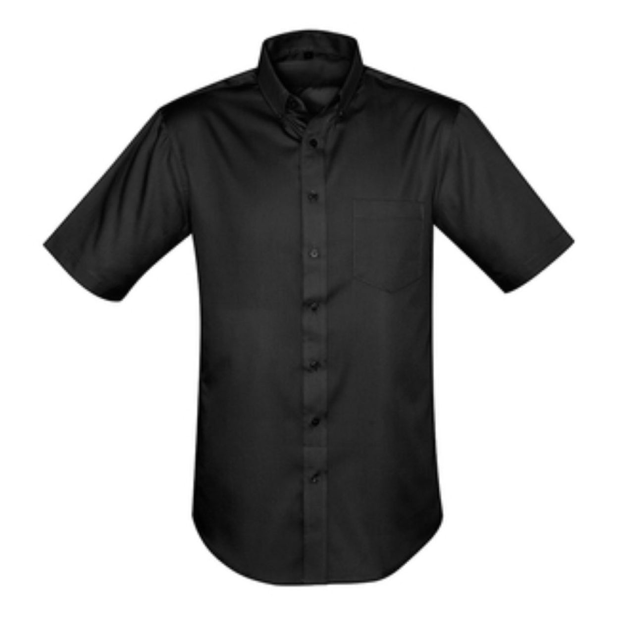 Black shirt on a white background