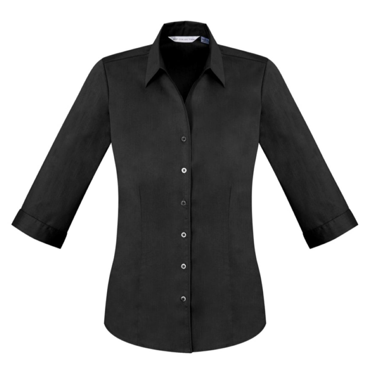 Black shirt on a white background