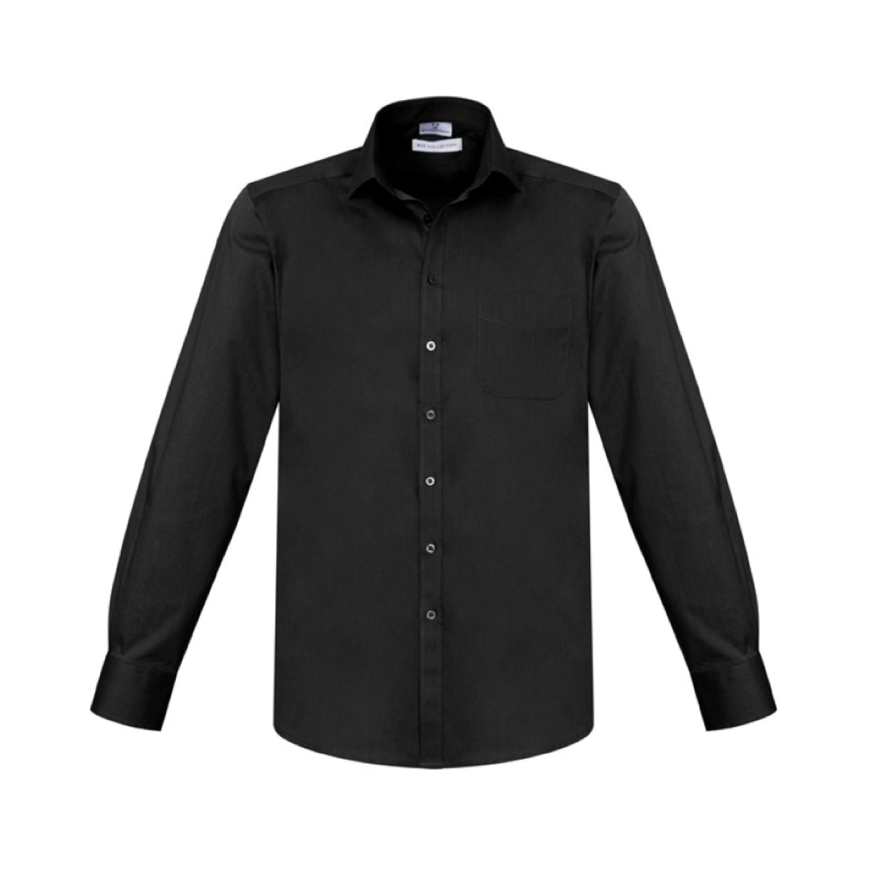 Black shirt on a white background