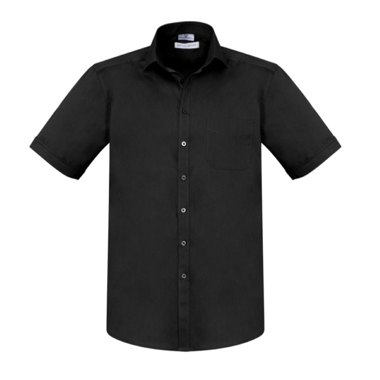 Black shirt on a white background