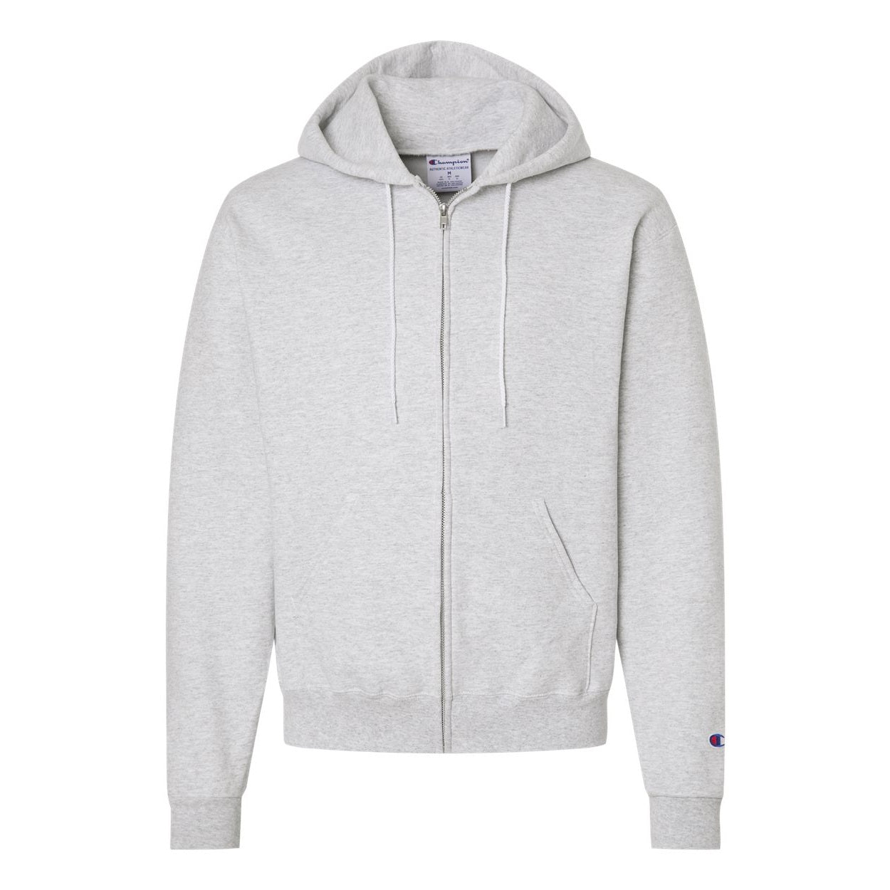 Silver grey sweater on a white background