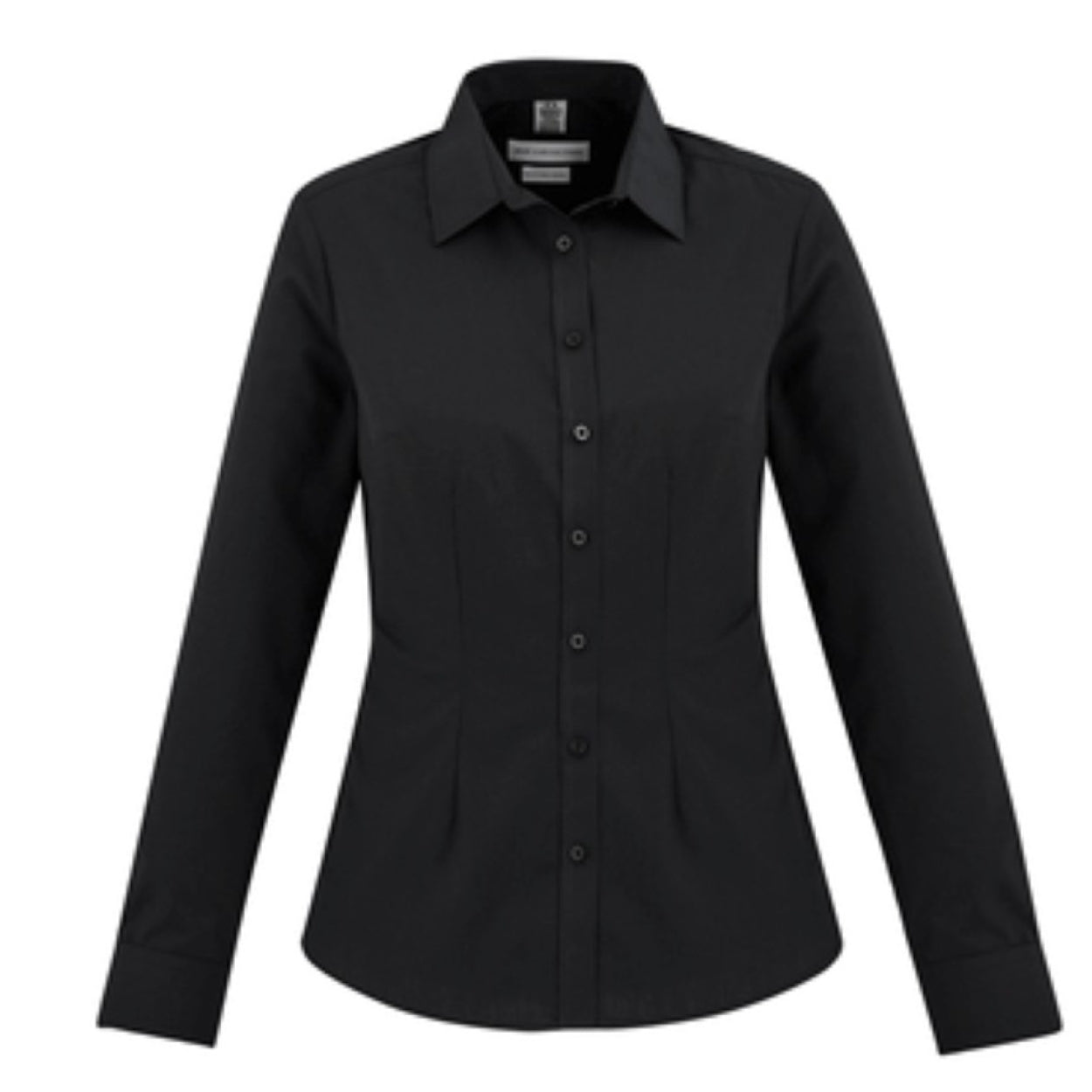 Black shirt on a white background