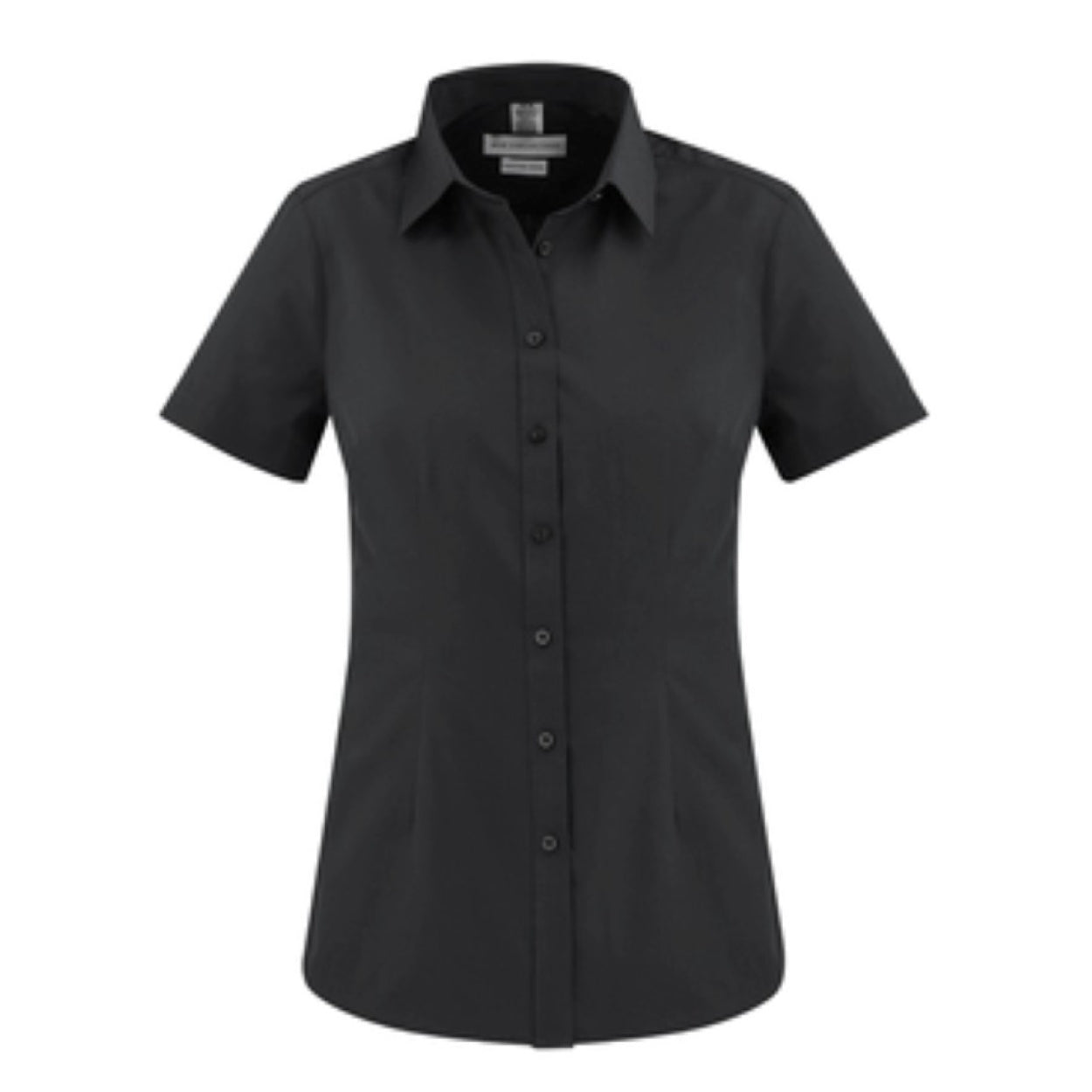 Black shirt on a white background