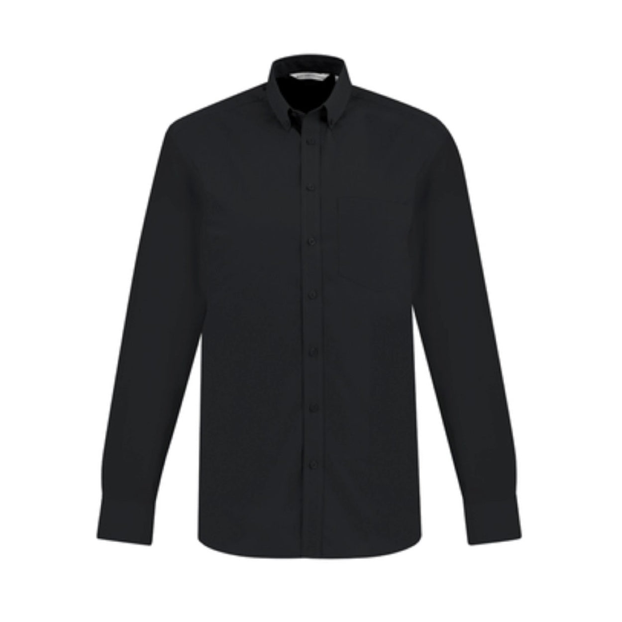 Black shirt on a white background