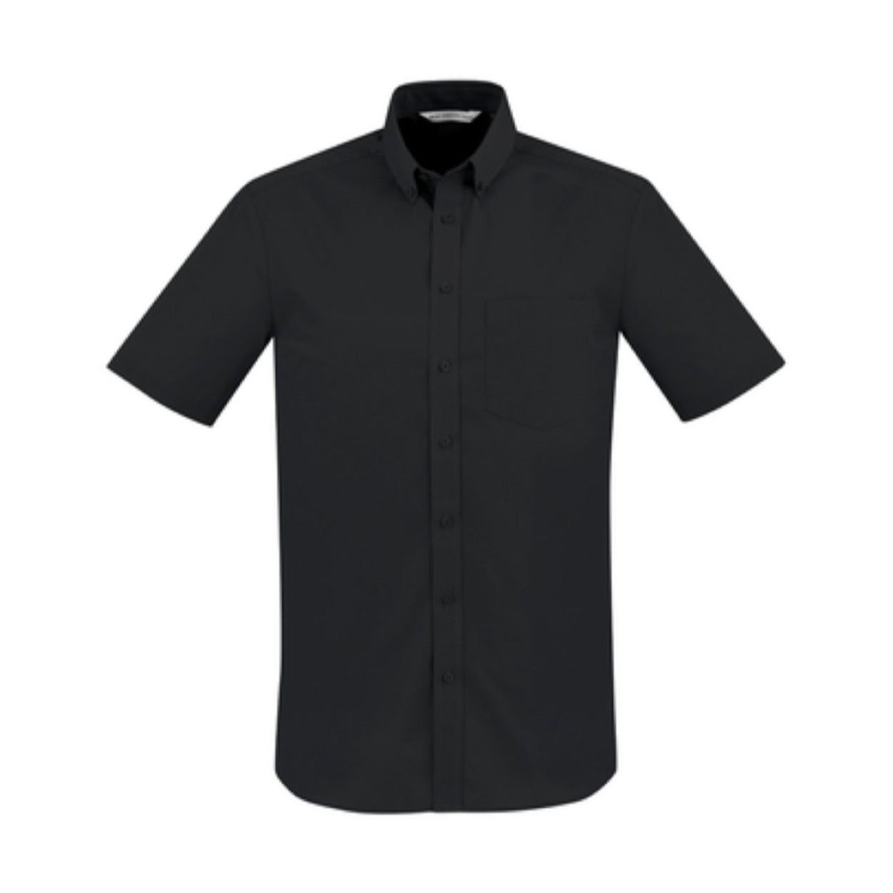 Black shirt on a white background